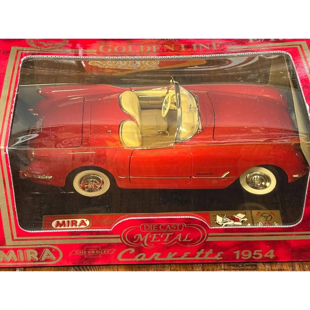 Mira Golden Line - 1954 Red Chevy Chevrolet Corvette Convertible Red New